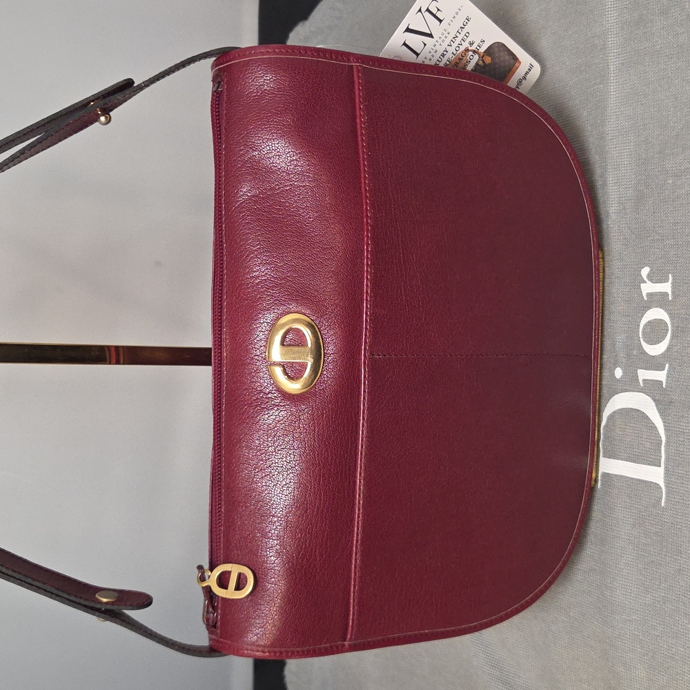 Dior 1970s Iconic 3-way Shoulder/C. Body/Clutch Saddle Bag Style Ultra Rare!